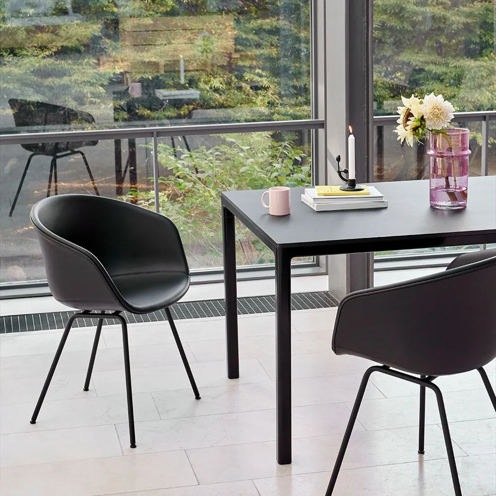 Upholstered Dining Chair - Sense Black, Steel