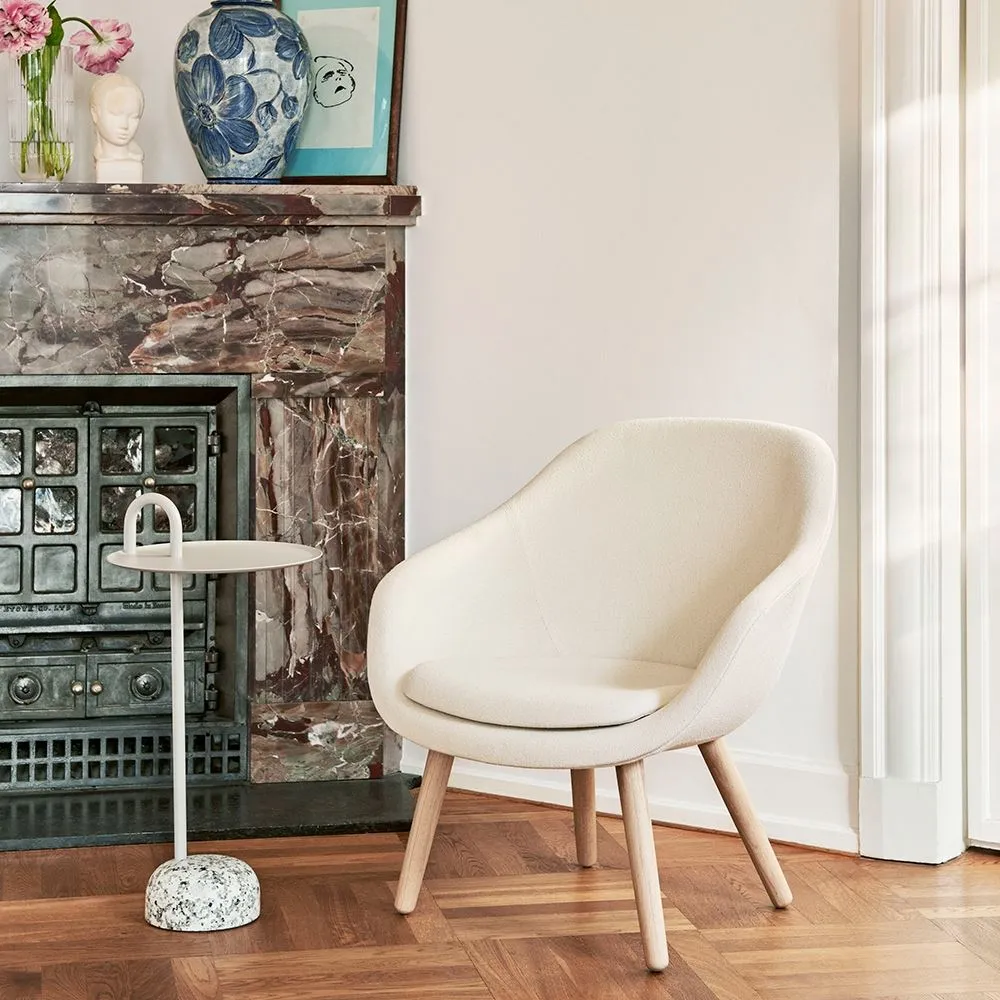 Upholstered Lounge Chair - Divina, Oak