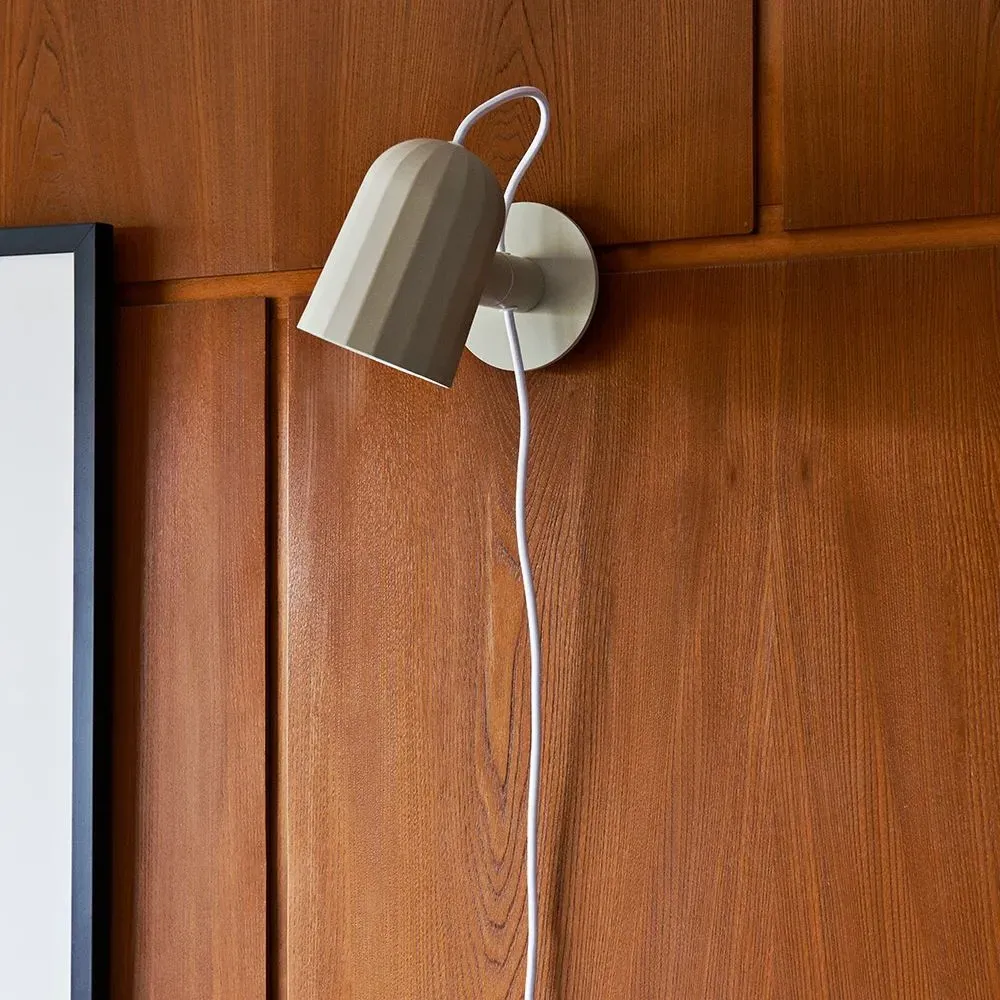 Wall Light with Adjustable Shade - Dark Grey