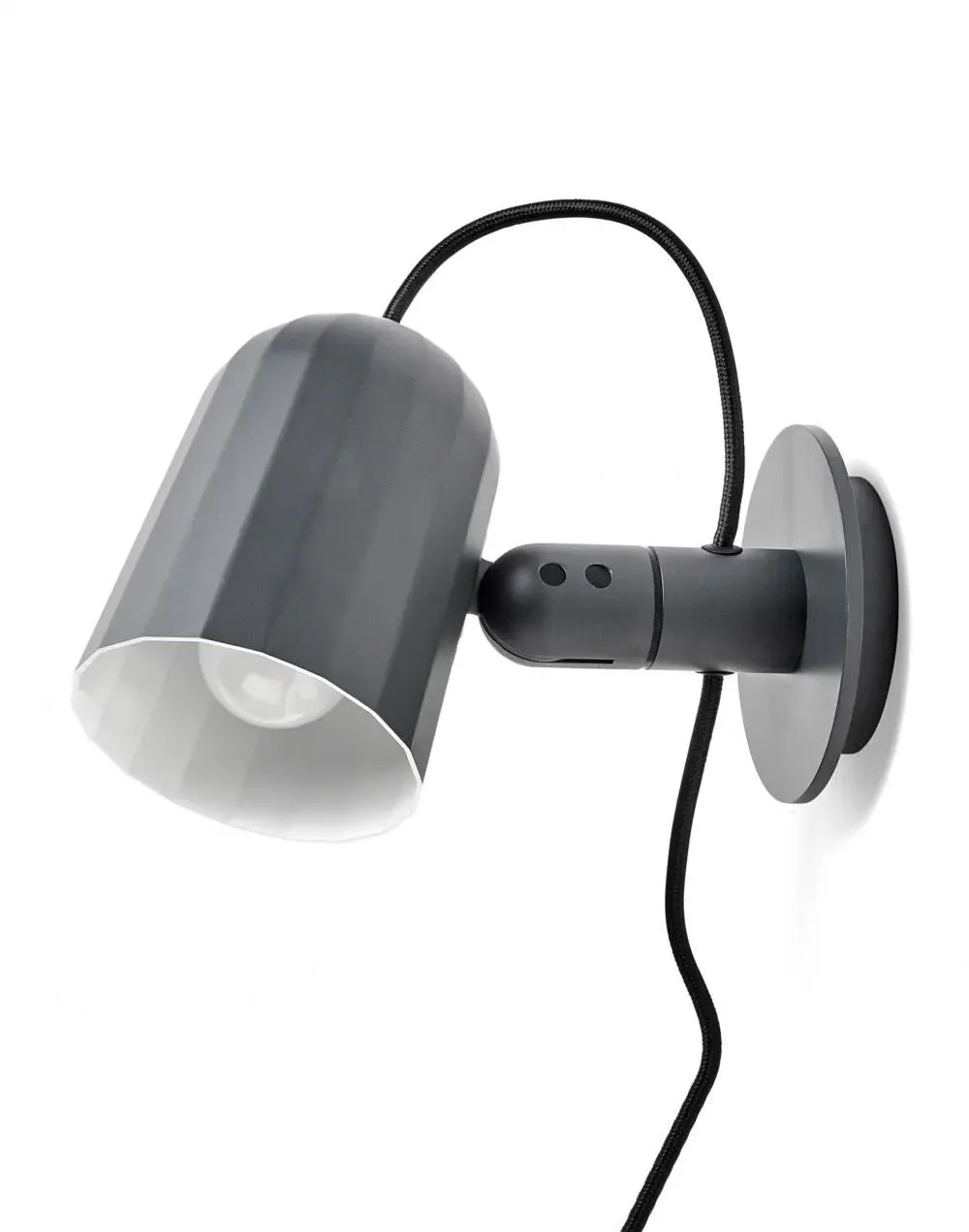 Wall Light with Adjustable Shade - Dark Grey image