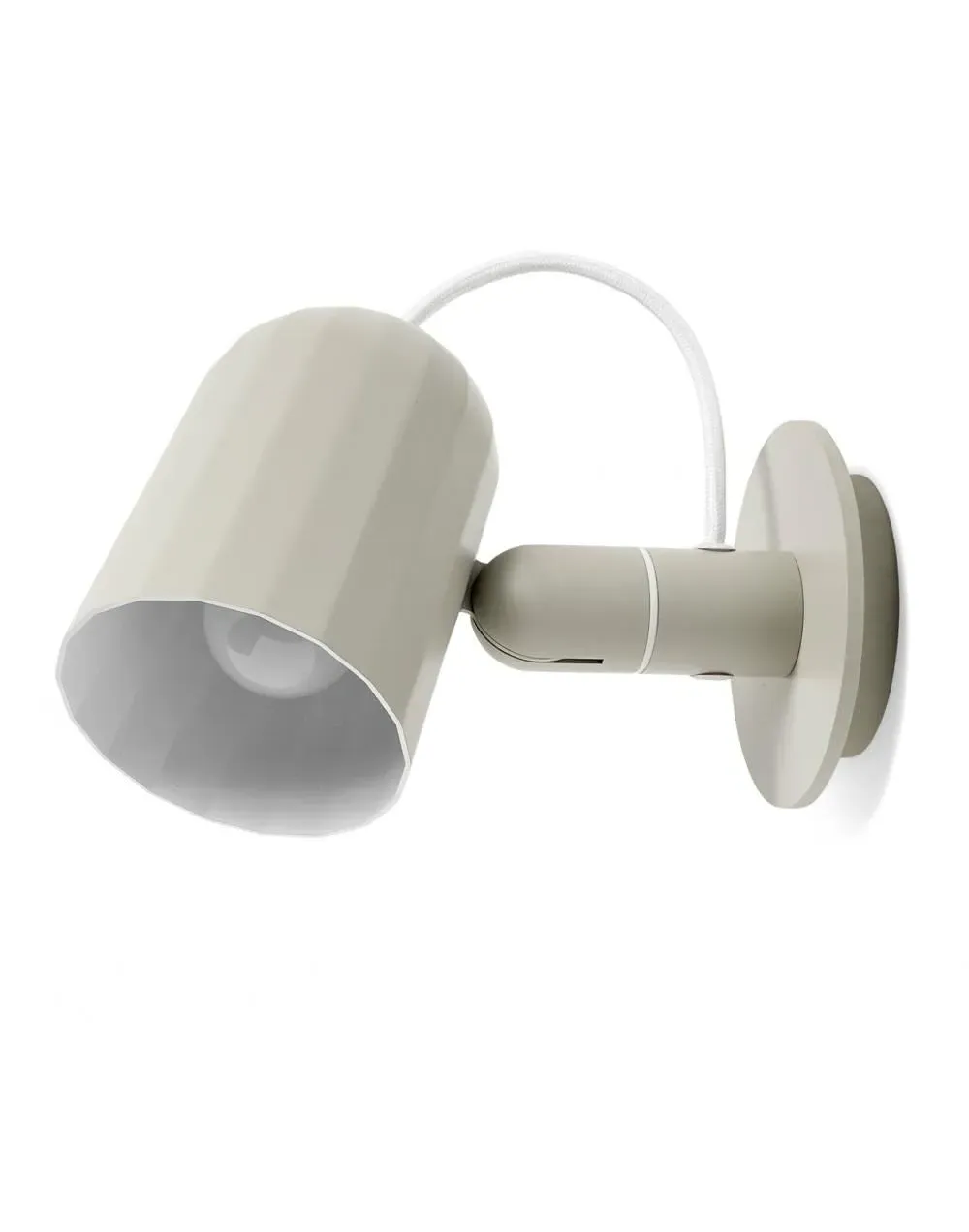 Wall Light with Adjustable Shade - Off White