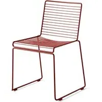Wire Dining Chair - Rust, Steel