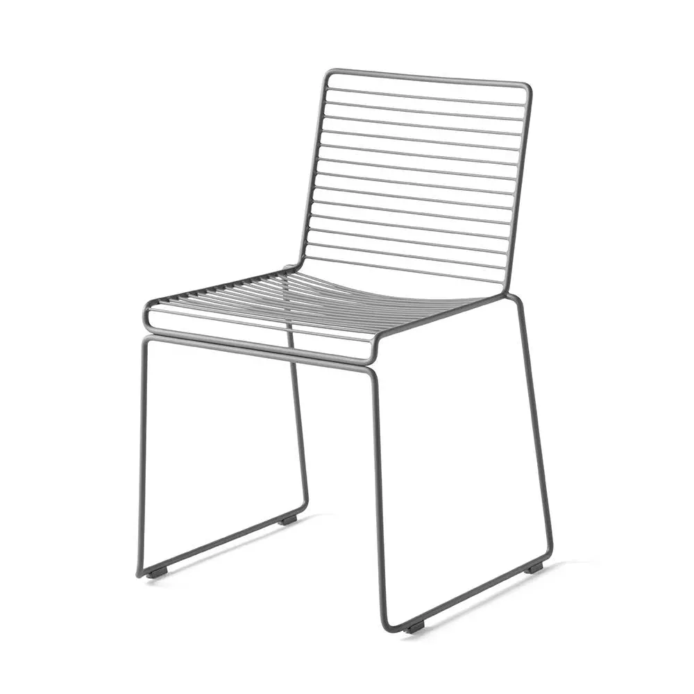 Wire Dining Chair - White, Steel
