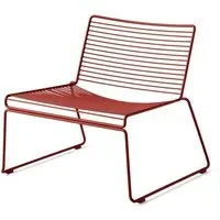 Wire Lounge Chair - Rust, Steel
