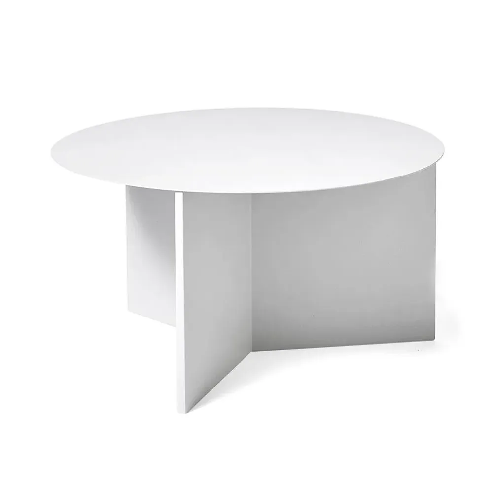 XL Coffee Table Geometric Design - Black, Steel