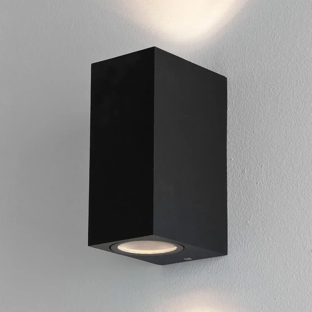 150mm Wall Light Outdoor - Black, Metal