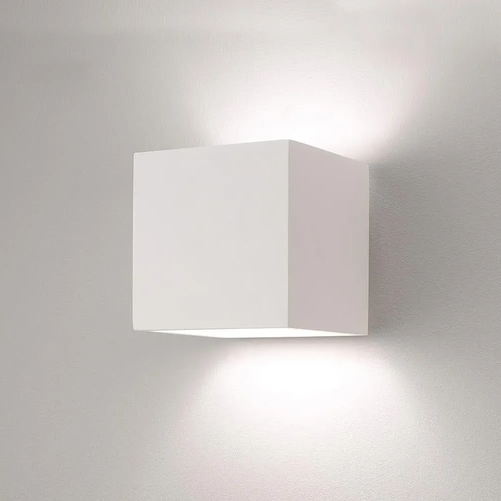 165mm Flush Wall Light - Paintable