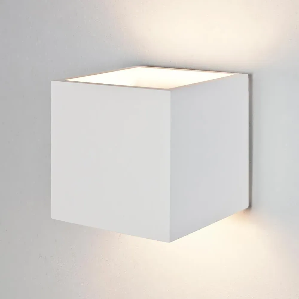 165mm Flush Wall Light - Paintable image