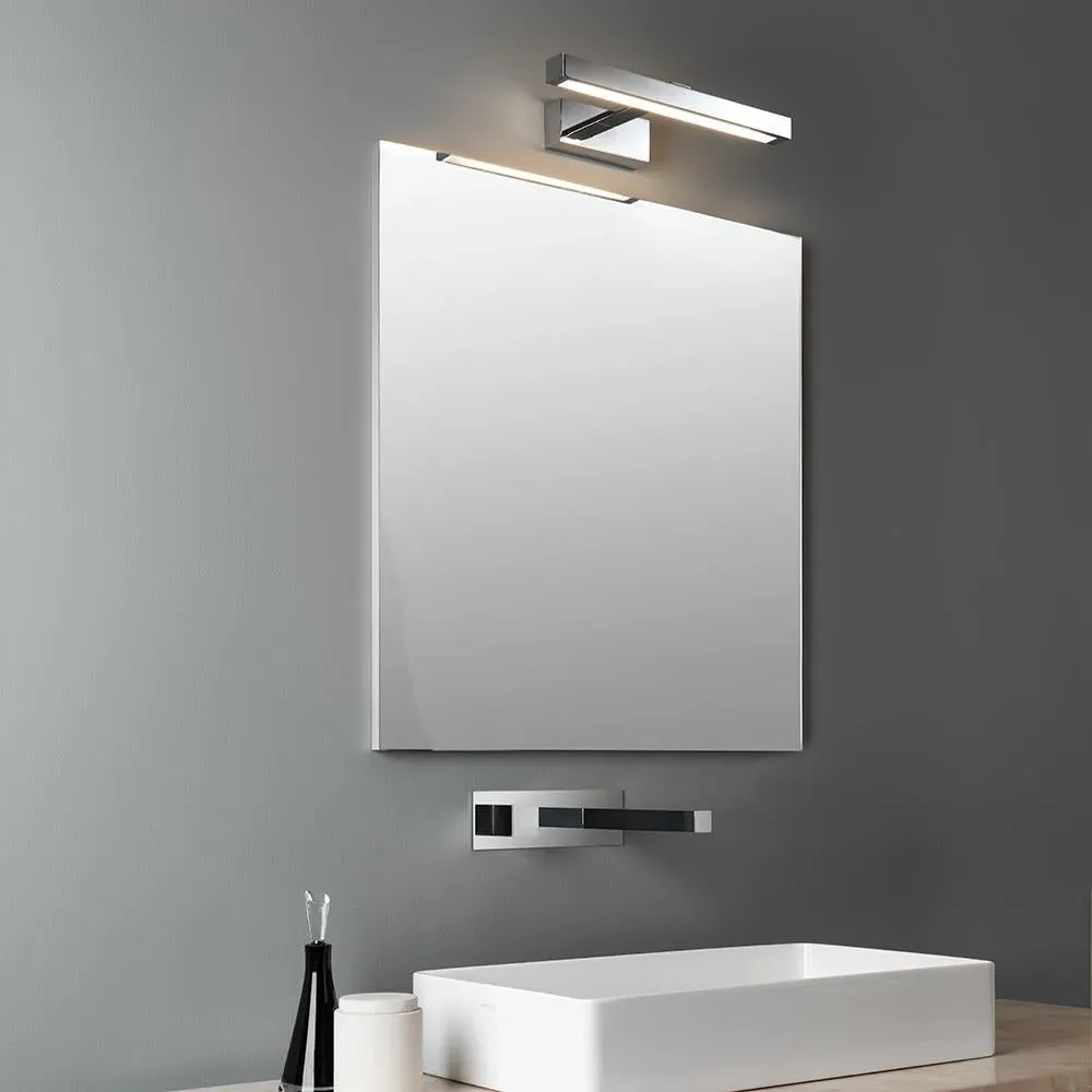 350mm Wall Light IP44 - Chrome, Metal