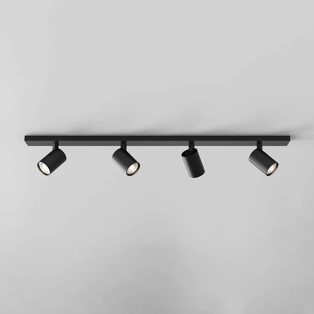 4-Light Bar Spotlight with Rotation - Bronze, Aluminium