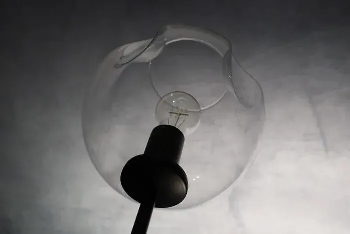 8-Globe Pendant Light - Amber, Glass