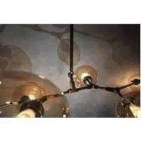 8-Light Globe Pendant - Clear, Glass