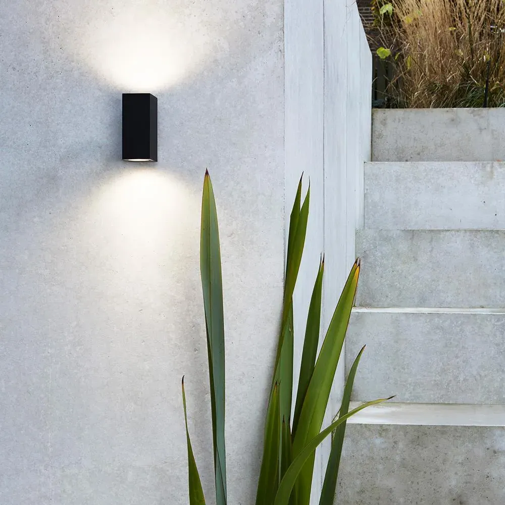 80mm Wall Light Outdoor - Black, Metal