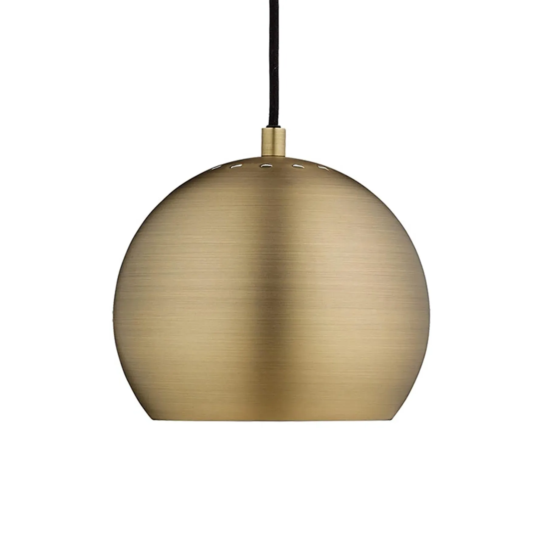 Ball Pendant Light - Antique Brass, Metal
