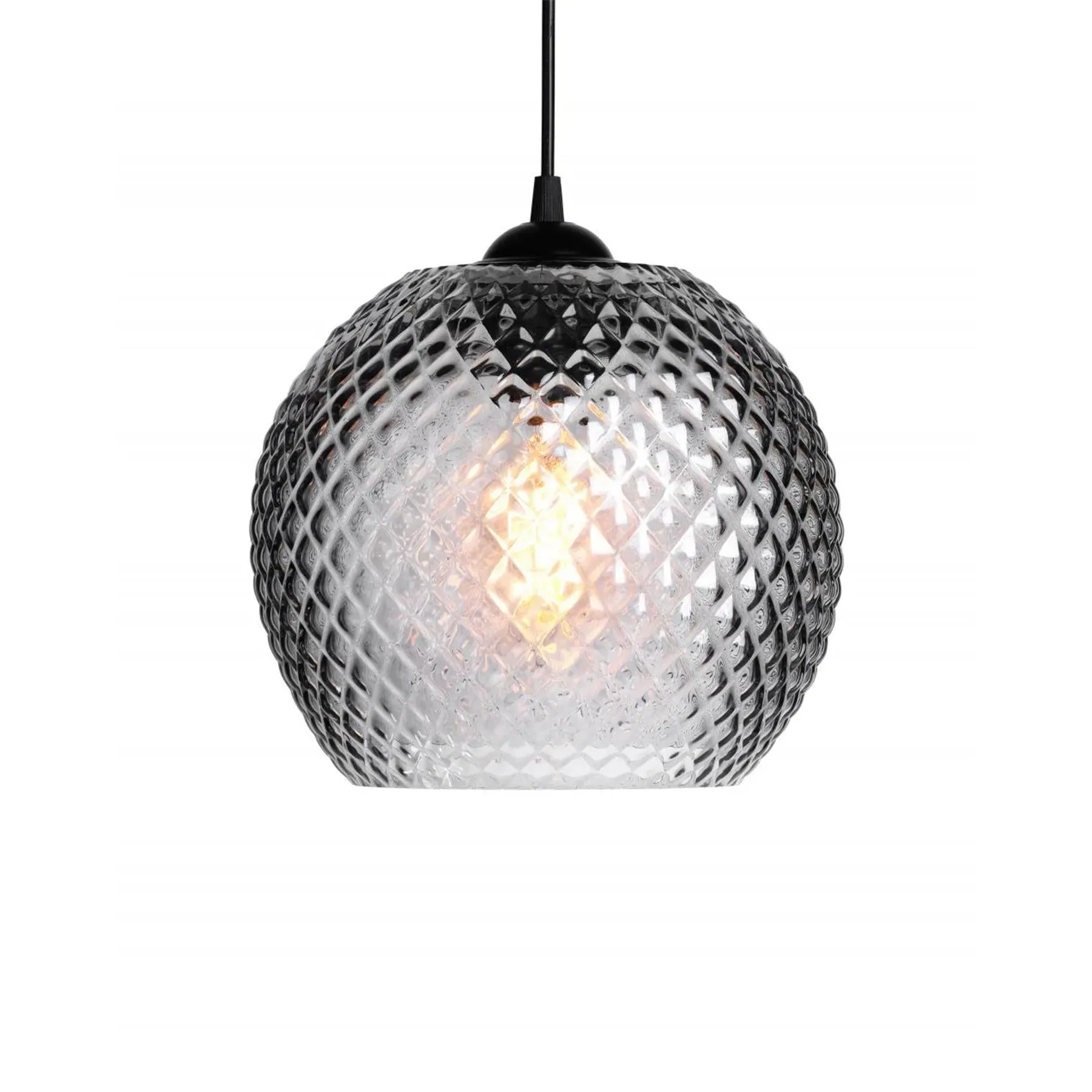 Ball Pendant Light - Smoke, Glass image
