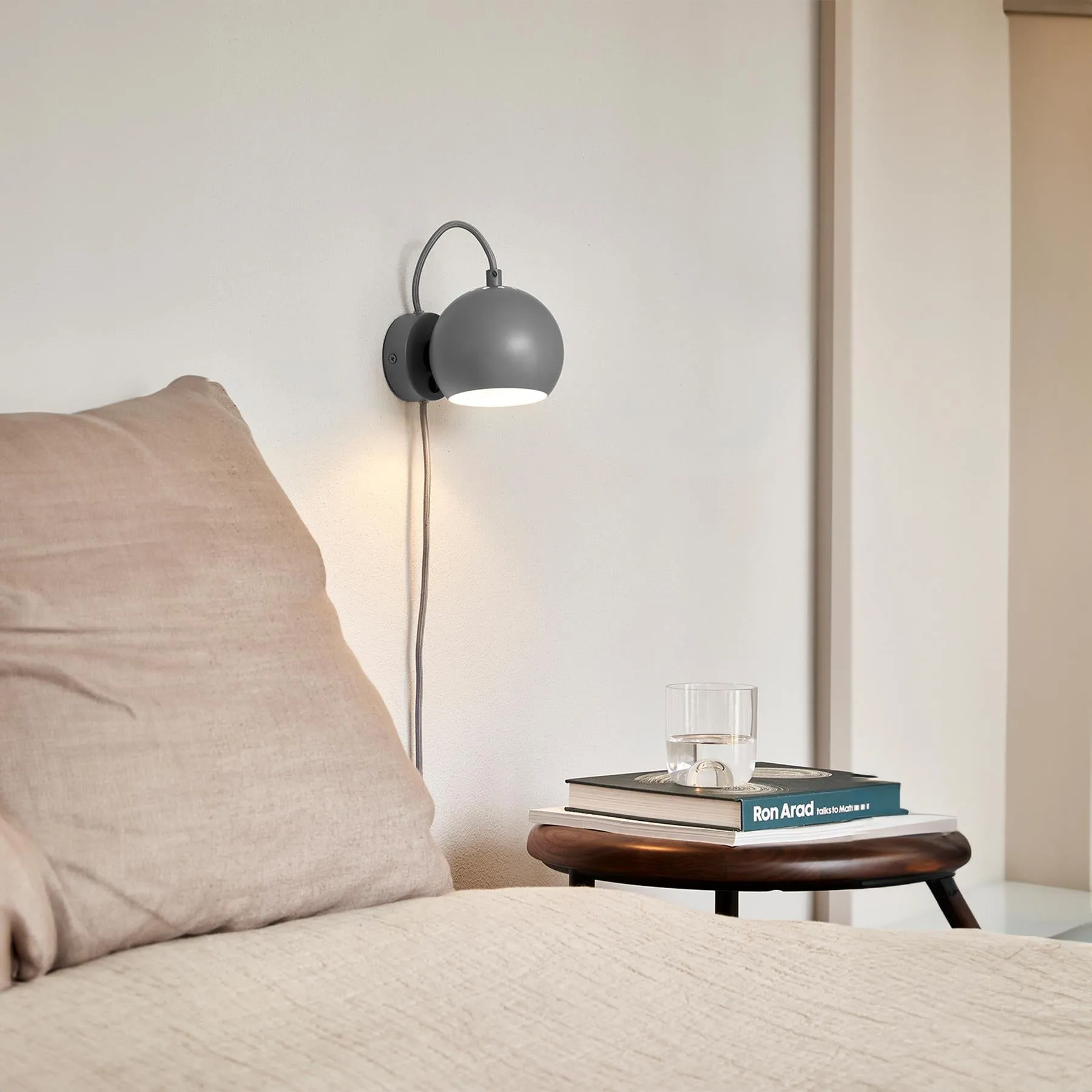 Ball Wall Light - Chrome, Metal