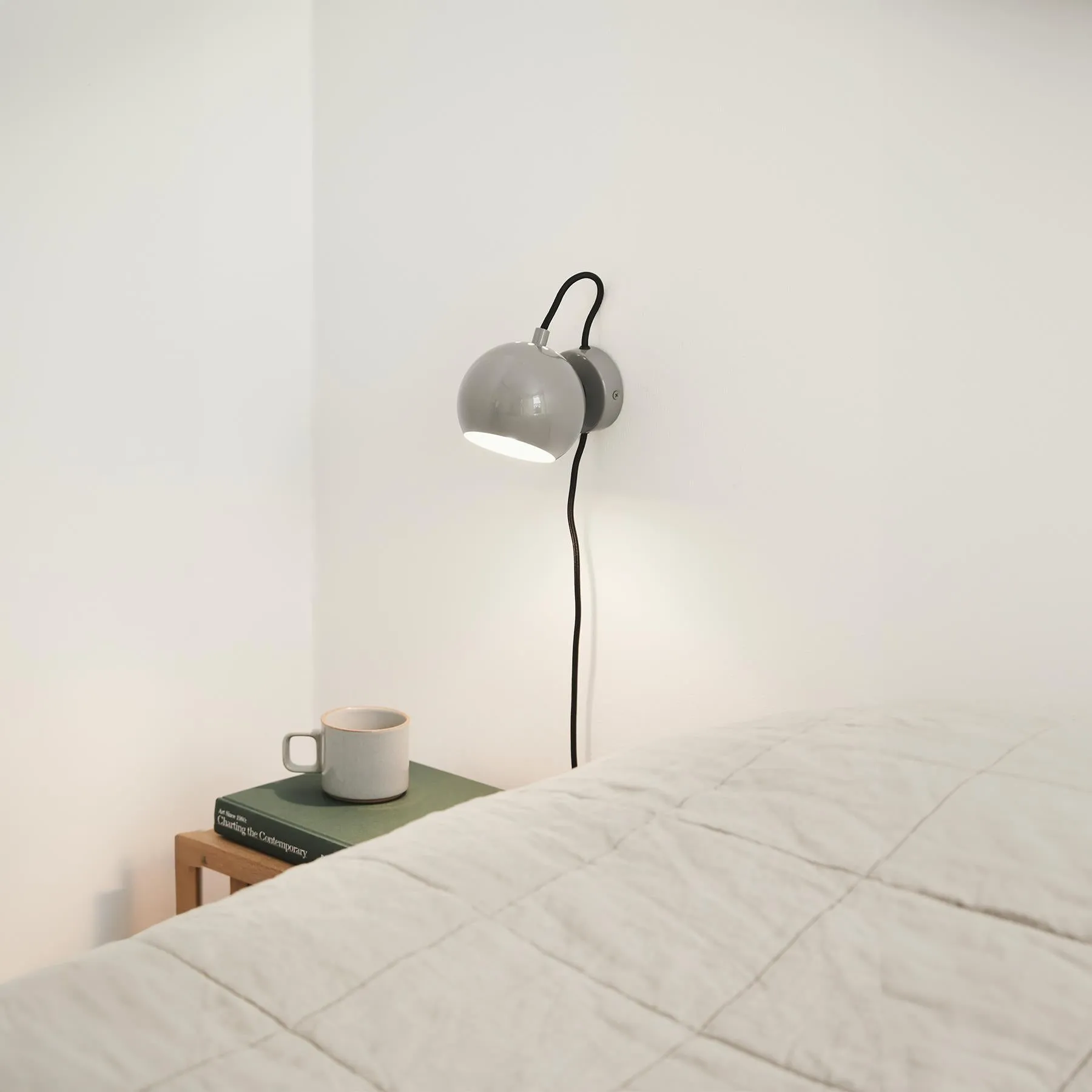 Ball Wall Light - Chrome, Metal