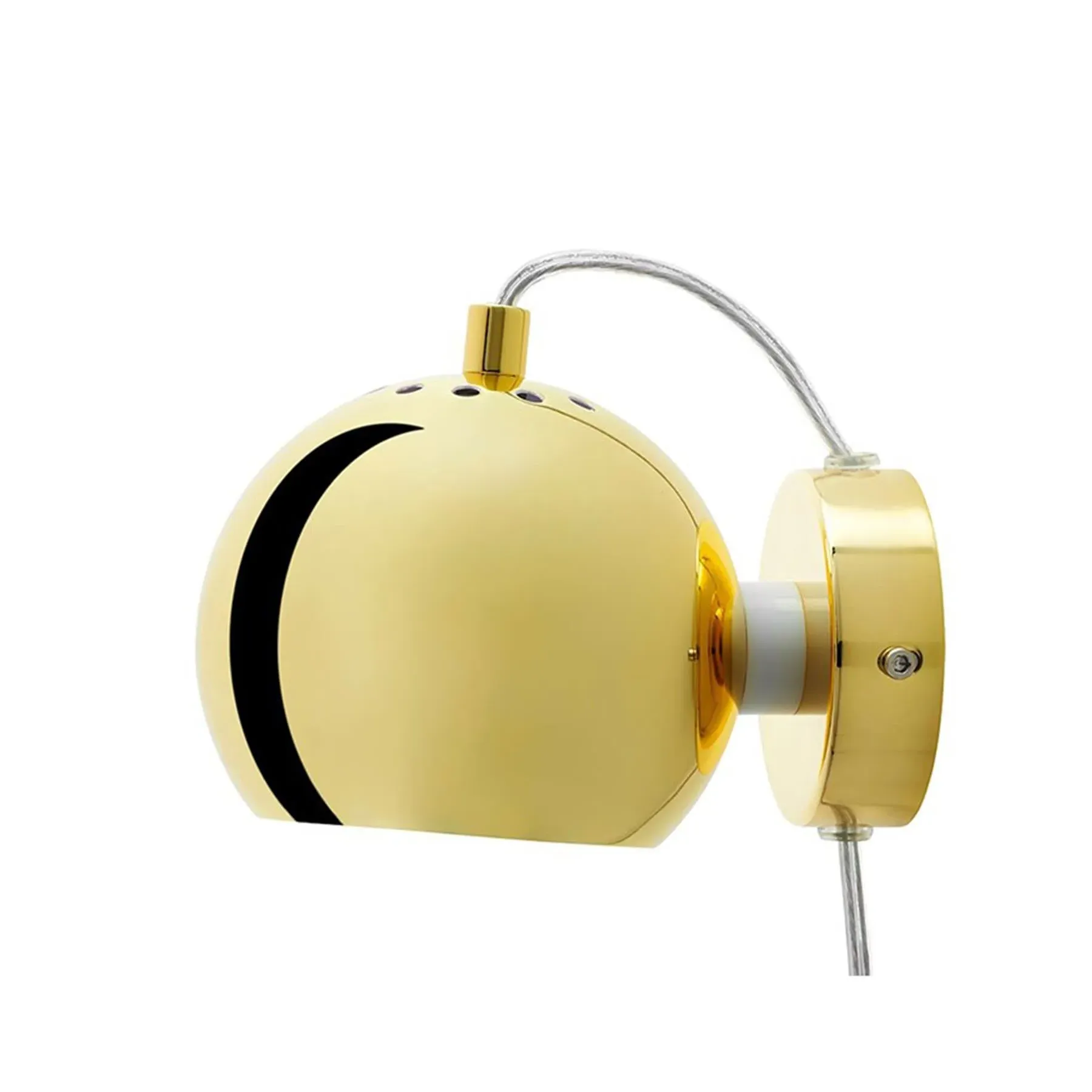 Ball Wall Light - Chrome, Metal