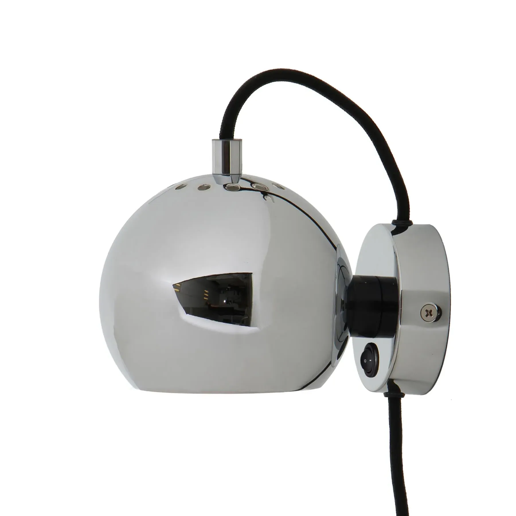 Ball Wall Light - Chrome, Metal