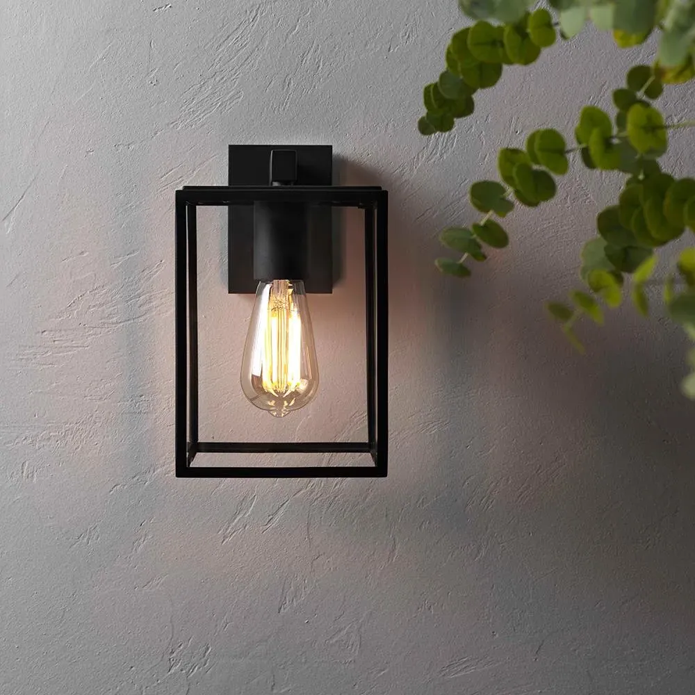 Box Wall Lantern 270 - Black