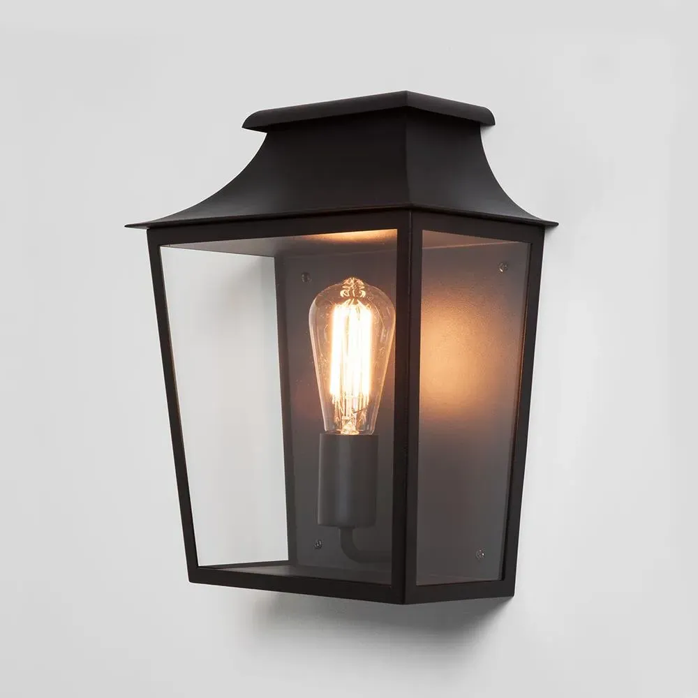 Box Wall Light Industrial Style - Black, Metal image