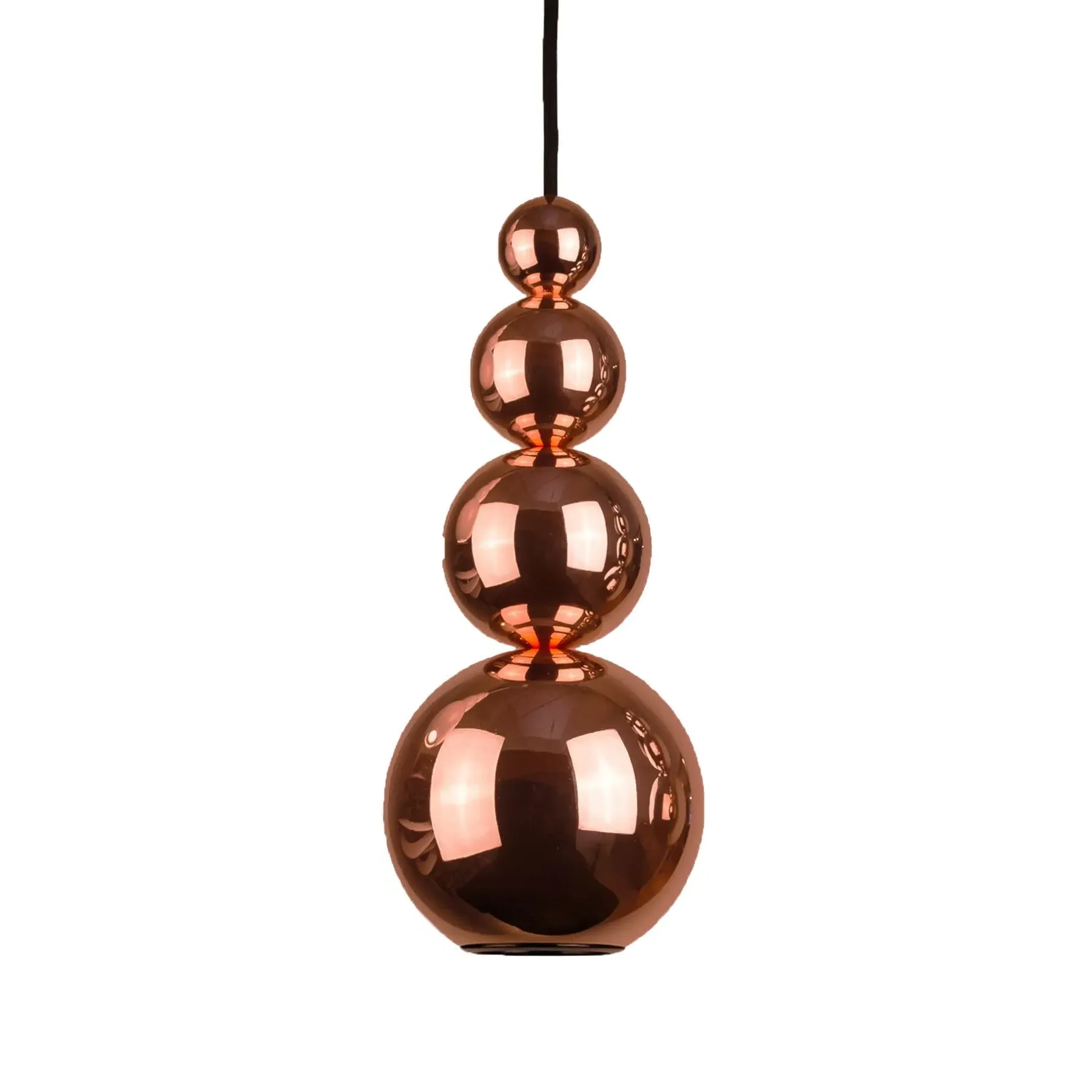 Bubble Pendant Light - Black, Steel