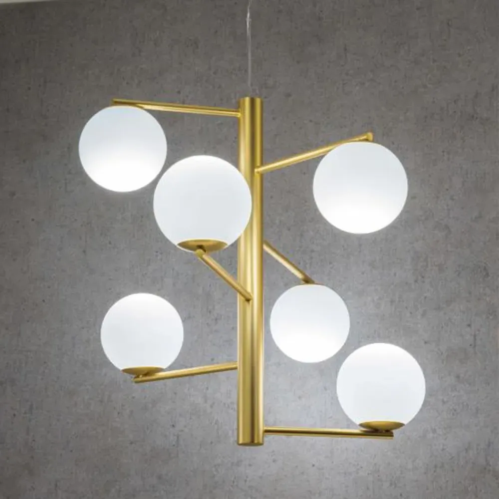 Celestial Chandelier - Black, Glass