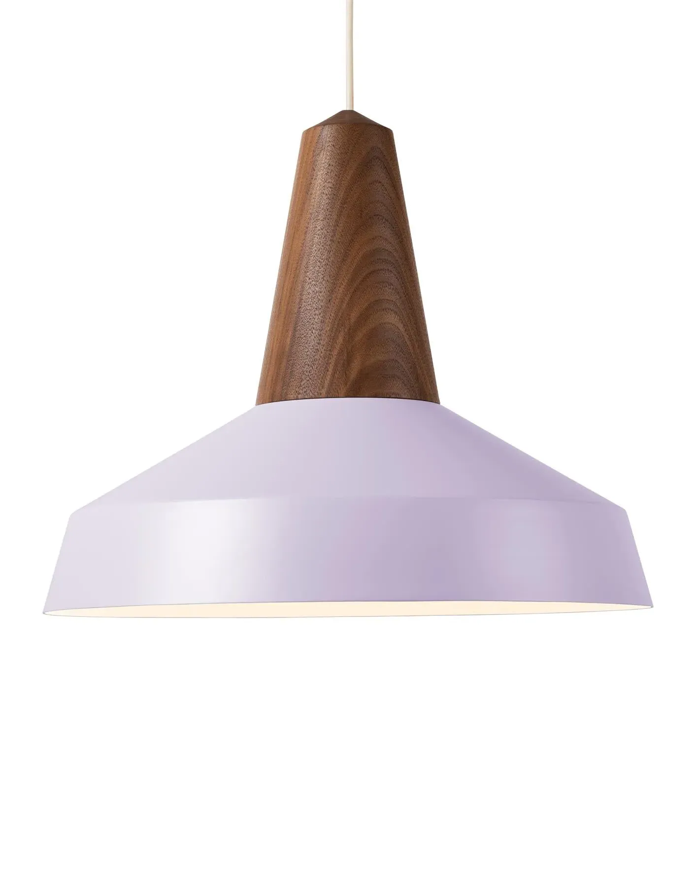 Circus Pendant Light - Burgundy, Oak Wood