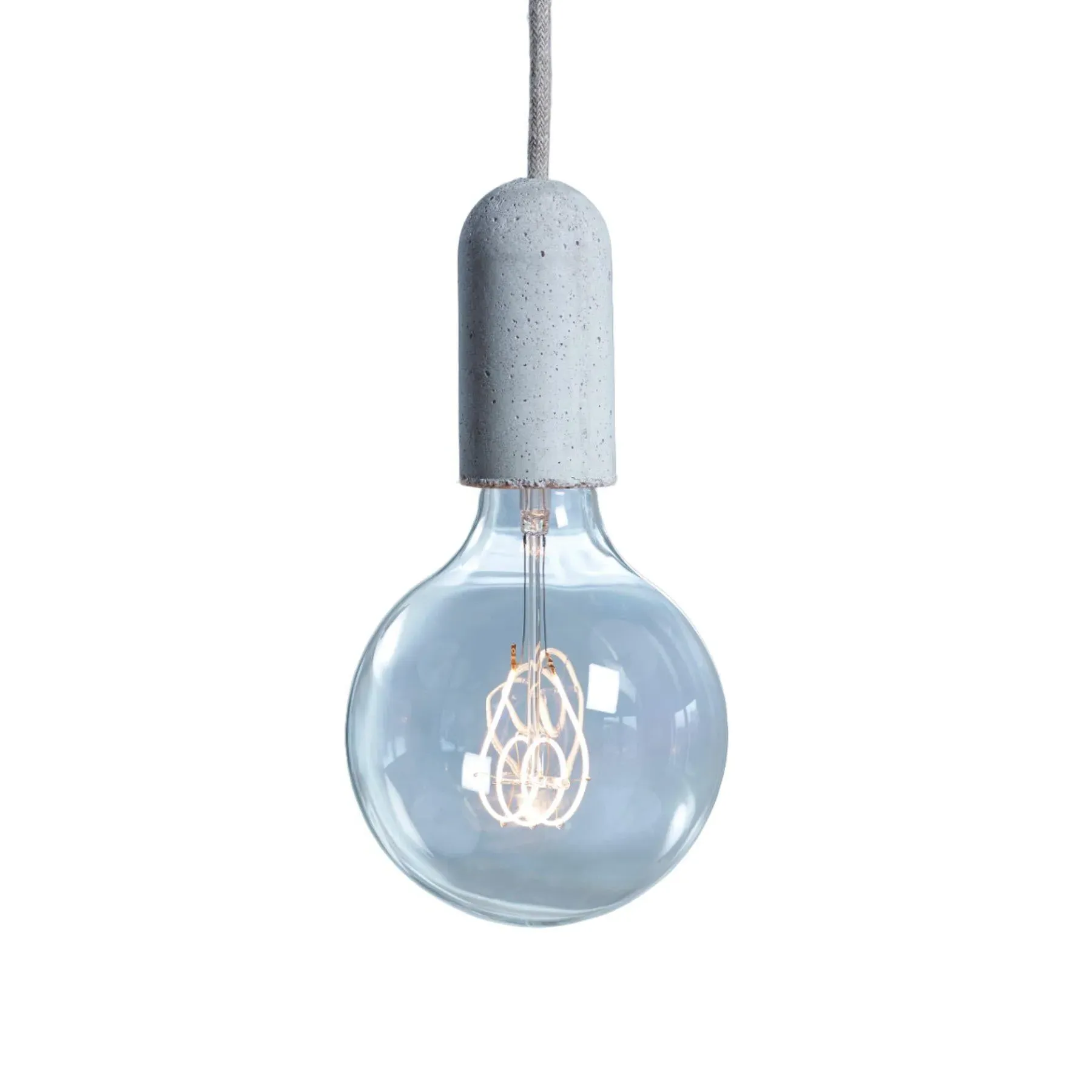 Classic Lamp Holder - White, Bone Porcelain