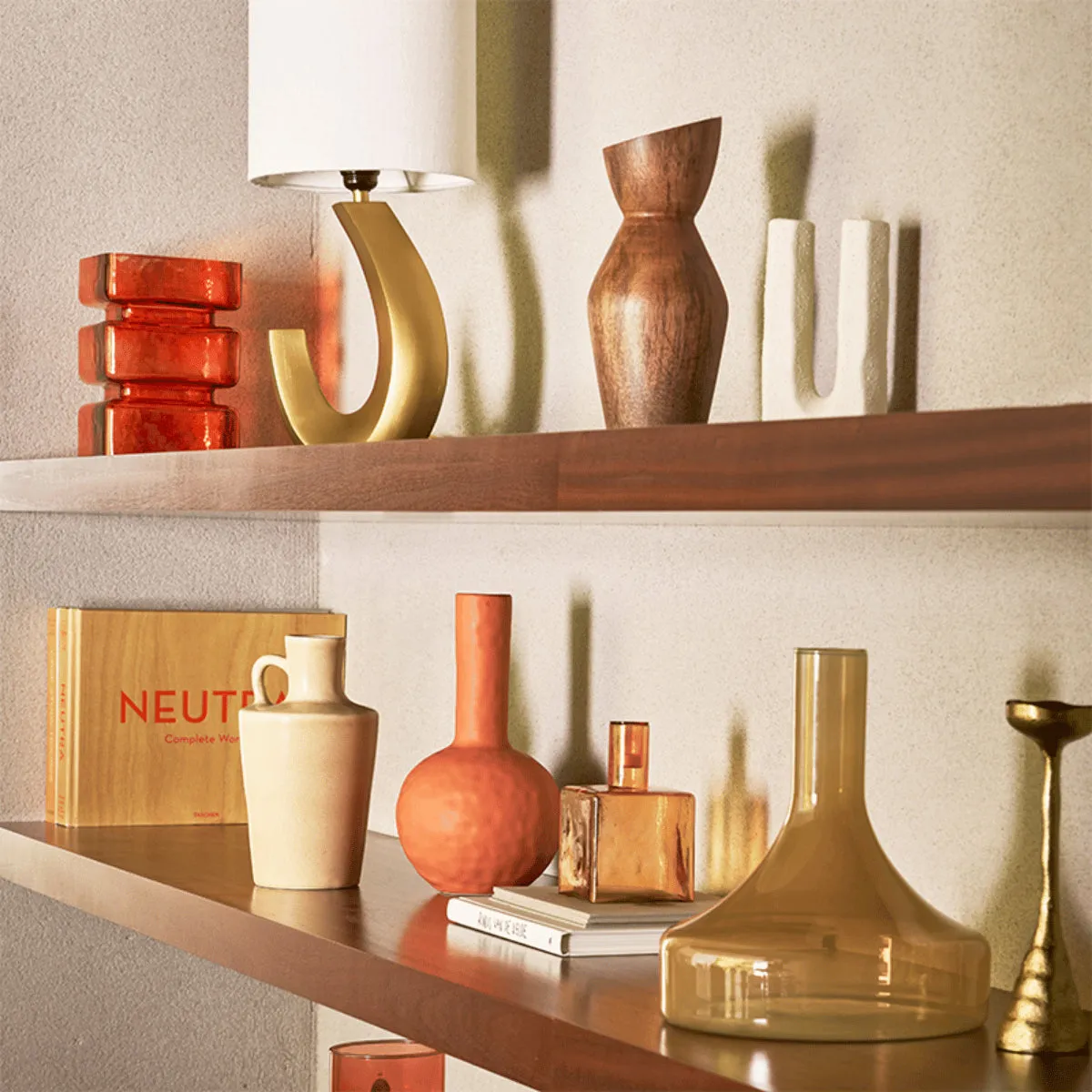 Cone Candle Holder - Watercress, Recycled Glass