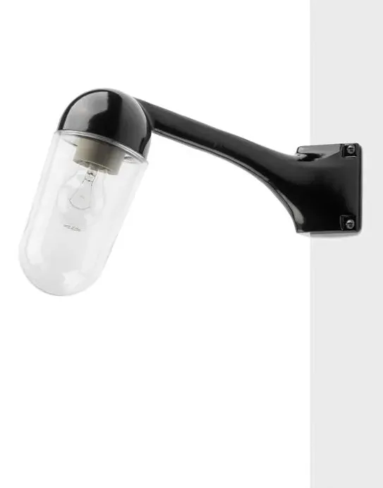 Corner Wall Light 80° - Black, Cast Aluminium image