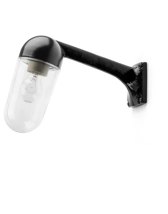 Corner Wall Light 80° - Grey, Cast Aluminium