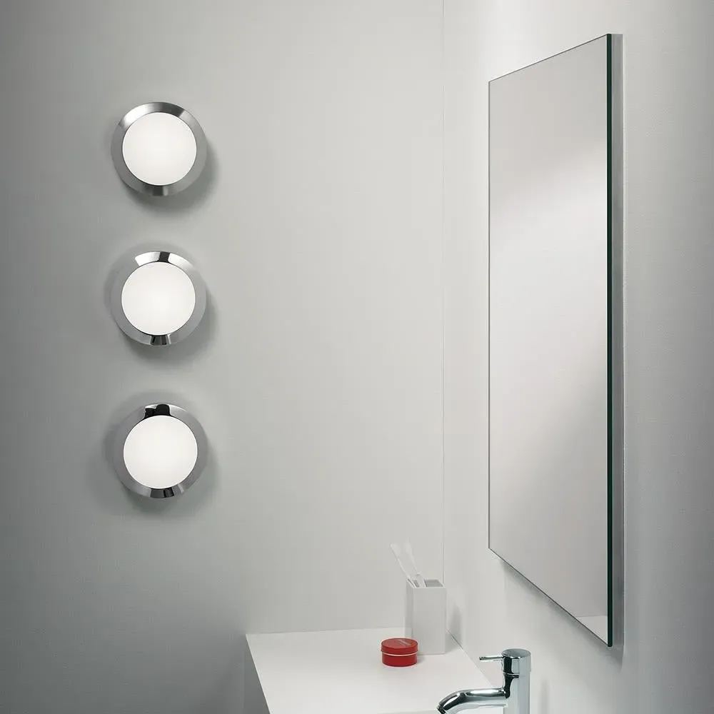 Dakota Ceiling Light - Chrome, Opal Glass