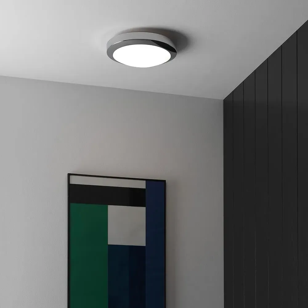 Dakota Ceiling Light - Chrome, Opal Glass
