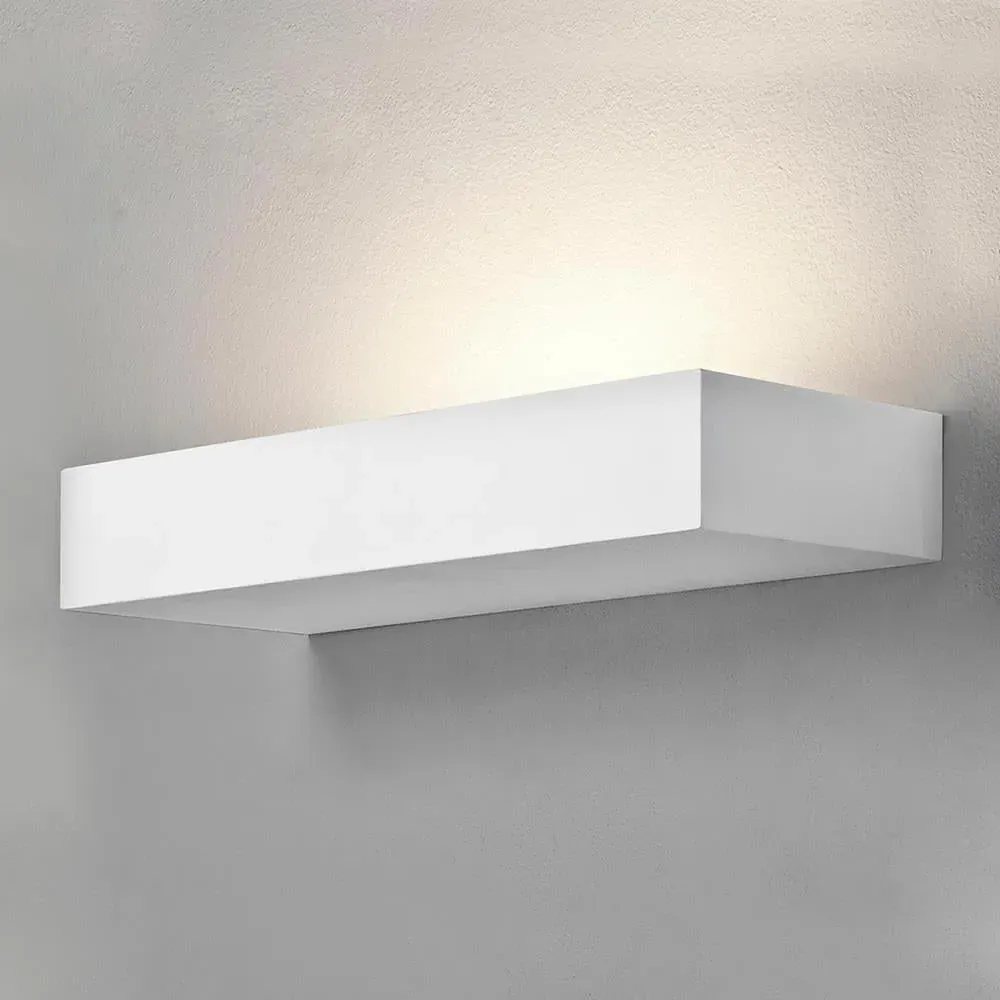 Directional Wall Light - White, Plaster