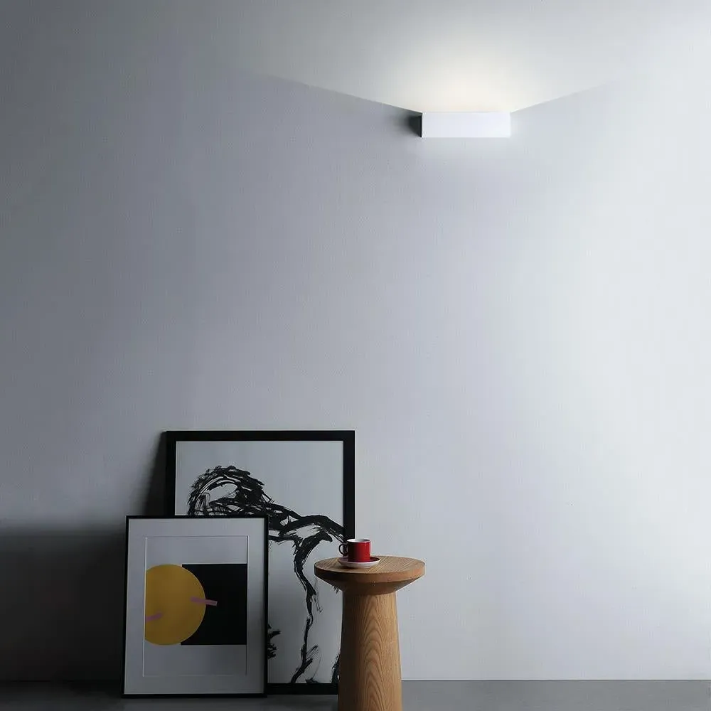 Directional Wall Light - White, Plaster