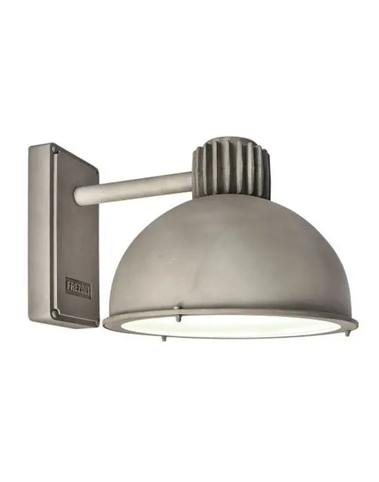 Dome Wall Light Industrial Style - Grey, Aluminium image