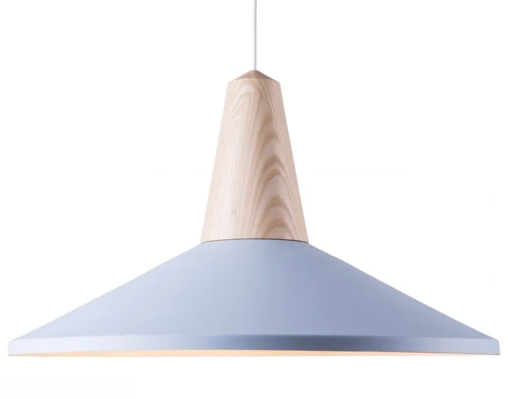 Eikon Shell Pendant Light - Sky Blue, Ash