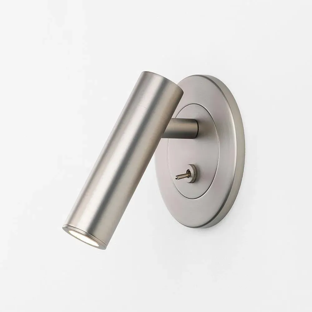 Enna Round Spotlight Recess - Nickel