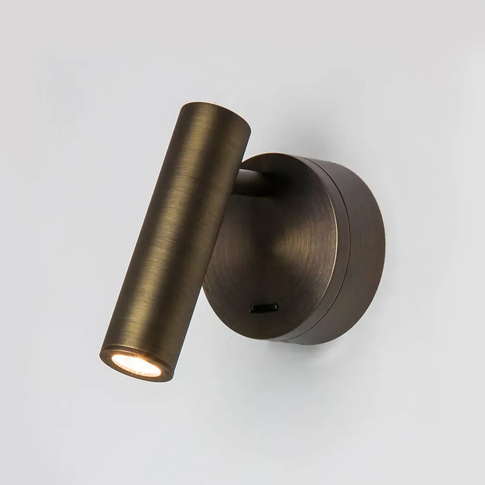 Enna Round Spotlight Surface - Bronze