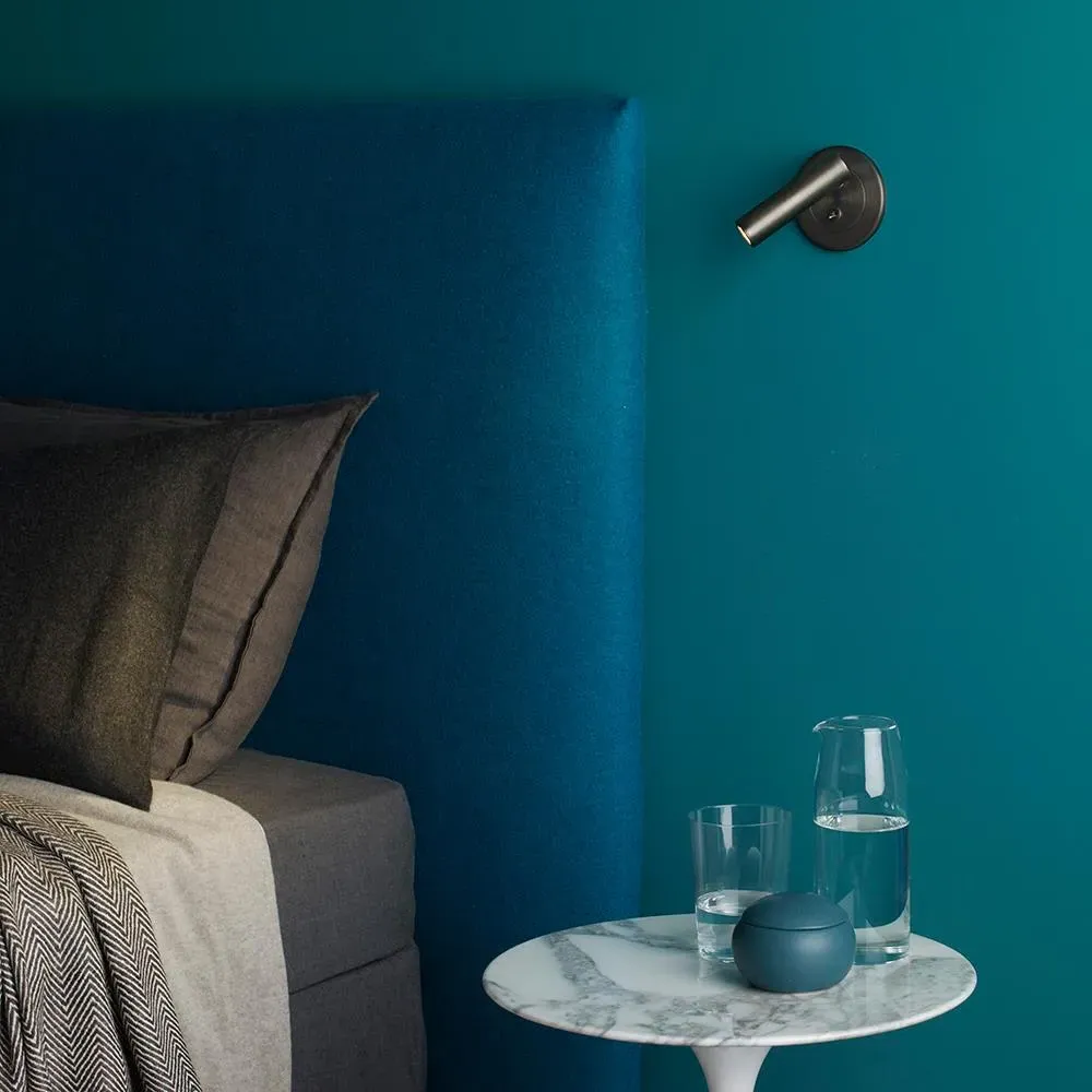 Enna Round Spotlight Surface - Nickel