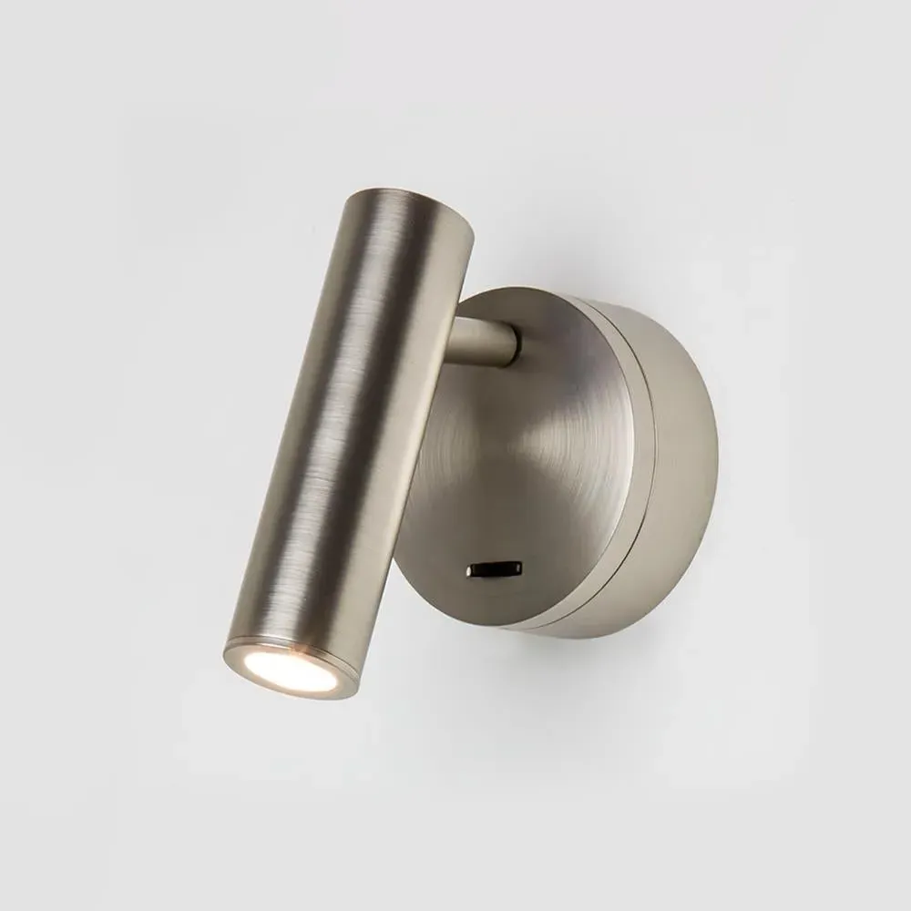 Enna Round Spotlight Surface - Nickel