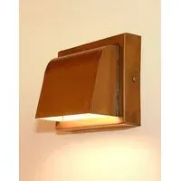 Exterior Wall Light - Brown Patina, Metal