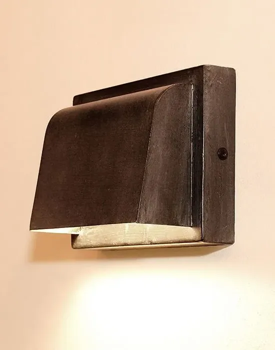 Exterior Wall Light - Lead Grey, Metal
