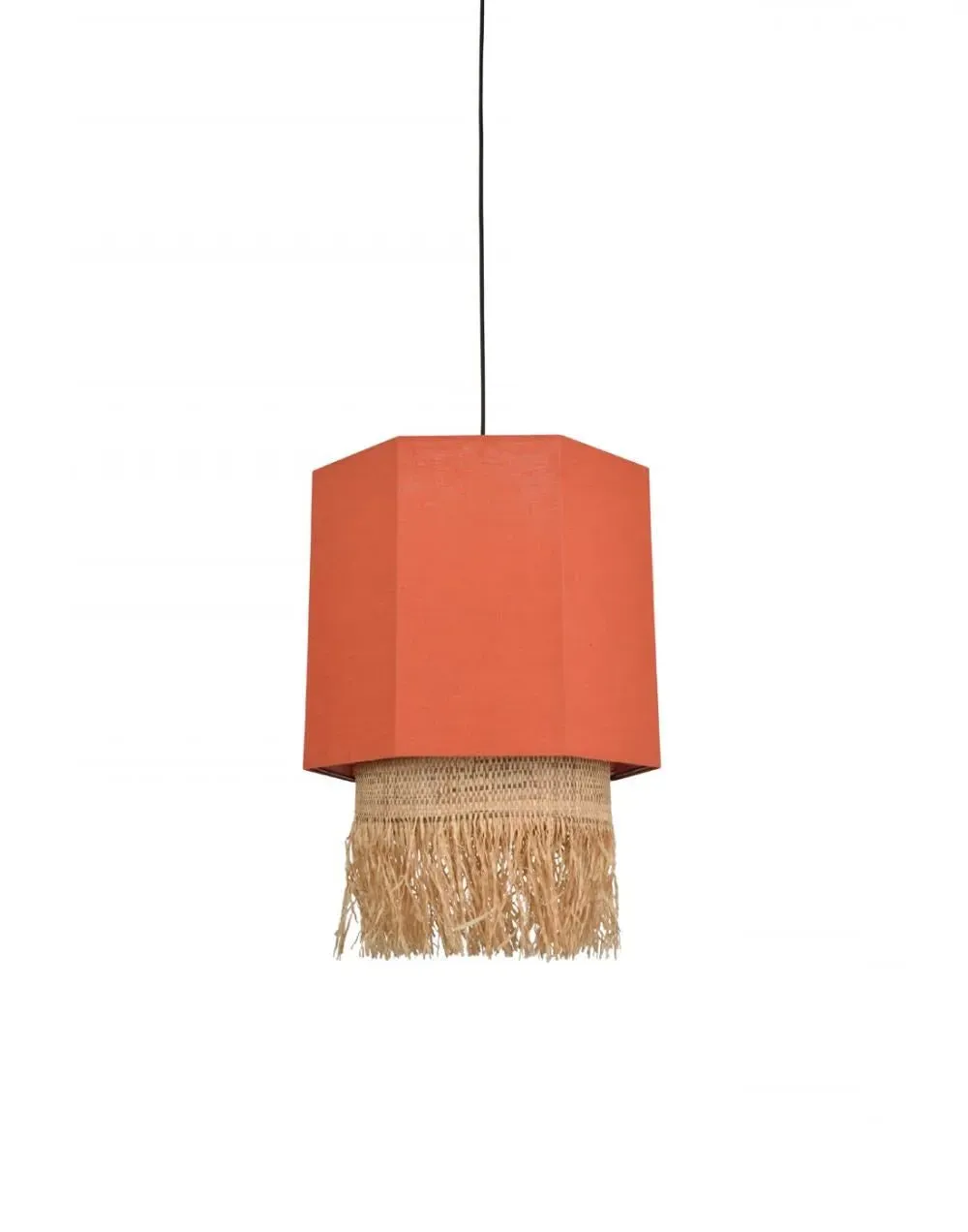 Extra Large Pendant Light - Curry, Linen