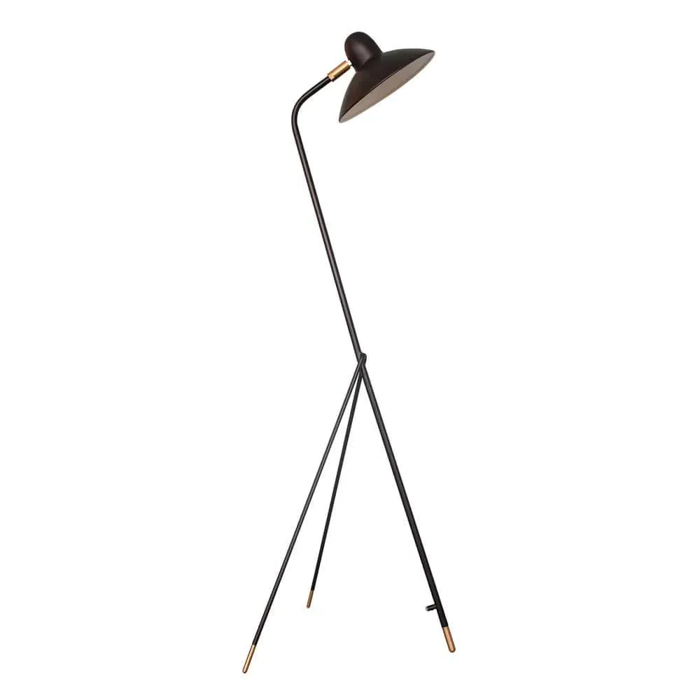 Floor Lamp with Swivel Head - White, Steel