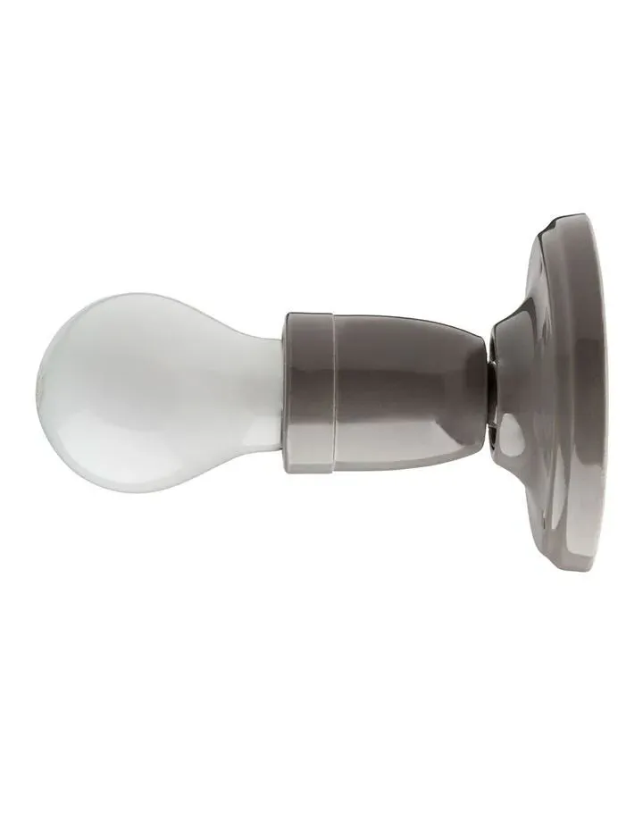 Flush Ceiling Lamp - Grey, Porcelain image