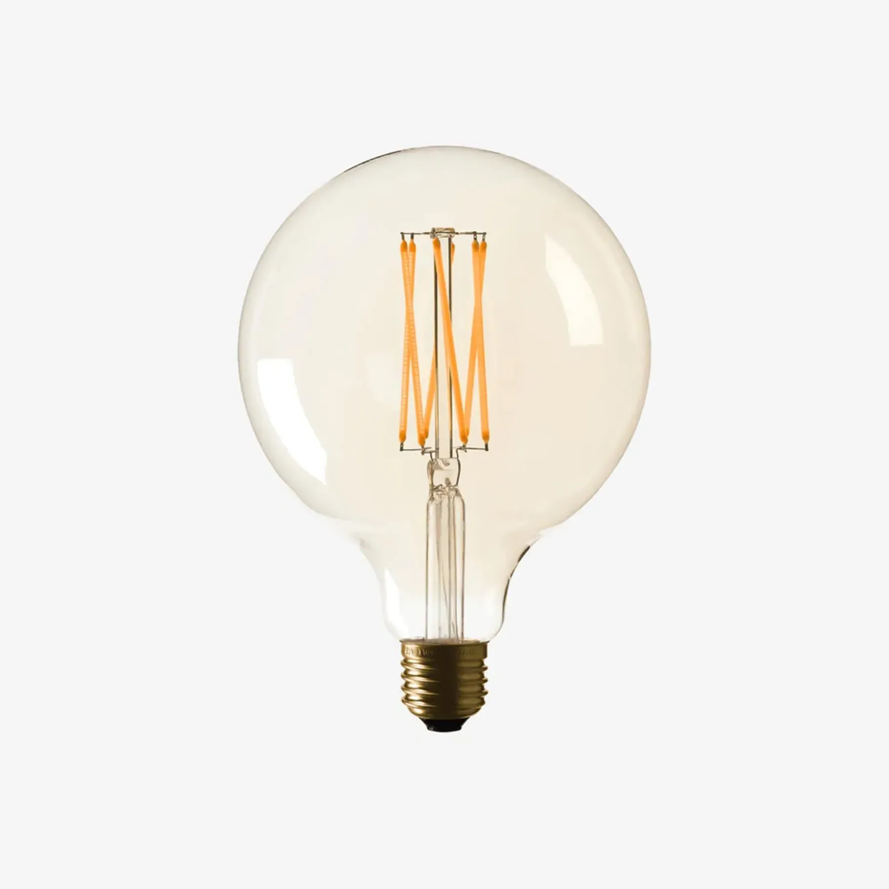 G125 Spherical Light Bulb - Amber Tint