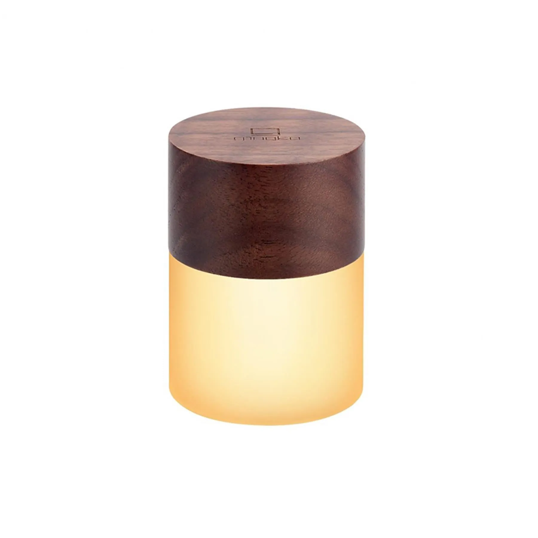 Gingko Lemelia Large Desk Lamp with Dimmer - Walnut