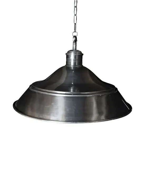 Industrial Pendant Light - Antique Silver, Metal